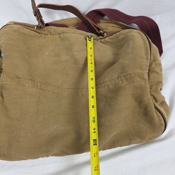 Rugby Ralph Lauren Canvas Leather Weekender Duffle Bag - Picture 12 of 12